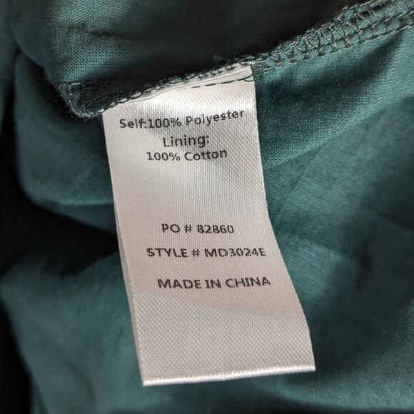 Altar’d State L Hunter Green Ruffle Strap Mini Dress NWT Party Holiday Satin - Picture 3 of 5